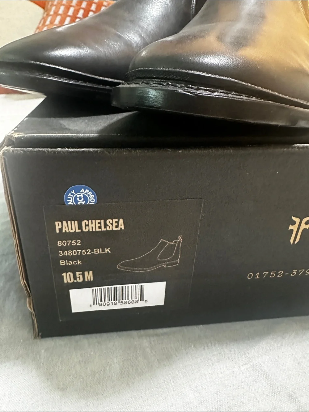 Frye Paul Chelsea Boots | Men’s 10.5M | Black Leather | New in Box